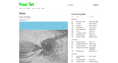 Desktop Screenshot of fourtet.net